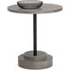 Marlowe 29.5 X 27.5 inch Black / Grey Outdoor Bistro Table